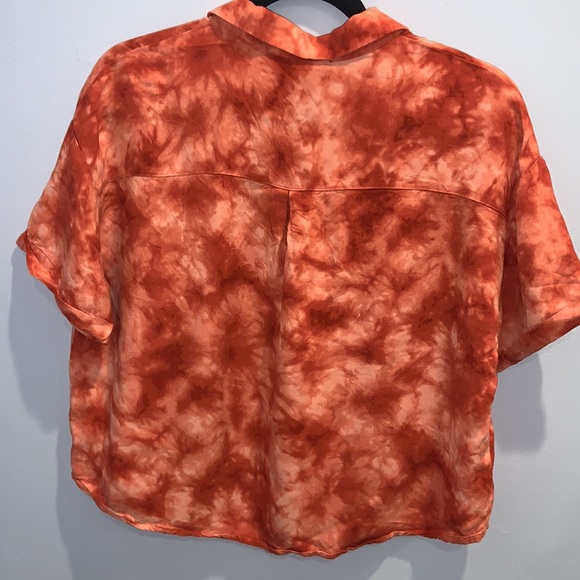 Tie-dye cropped shirt - Picture 2 of 6